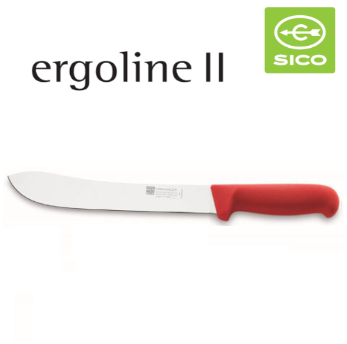 Faca De Talho Cabo Vermelho 25Cm Linha Ergoline Ii  Sico    