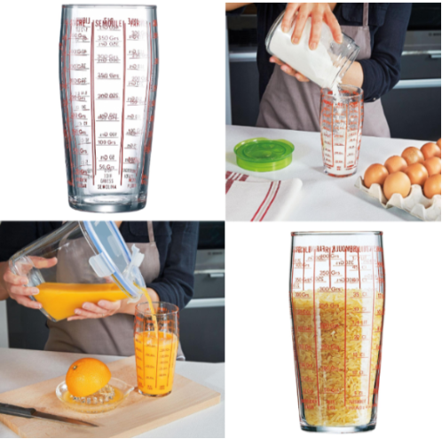 Copo Medidor Multiusos Vidro 8X16Cm  59Cl Filo - Luminarc   