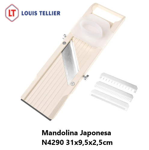 Mandolina Japonesa Inox/Plast 31X9,5X2,5Cm N4290 Lt         