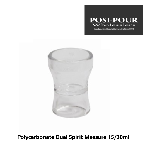 Medidor Jiggerclear 15/30Cl Polycarbonato Posi Pour         