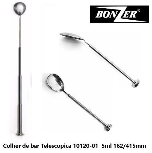 Colher De Bar Telescopica 10120-01  5Ml 162/415Mm Bonzer    