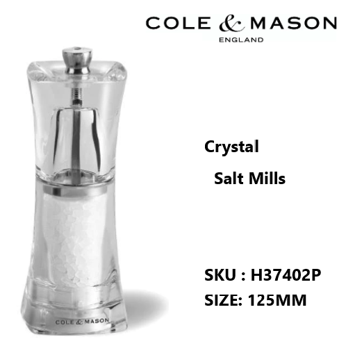 Moinho De Sal Crystal 12,5M Cole &amp; Mason                    