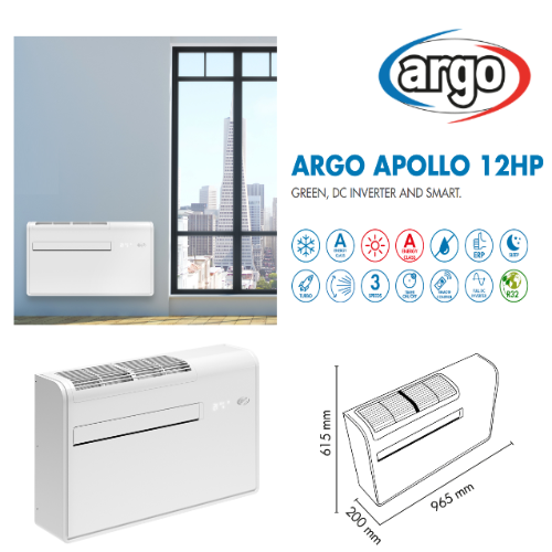 Ar Condicionado S. Un. Exterior Apollo 12 Hp  Argo          