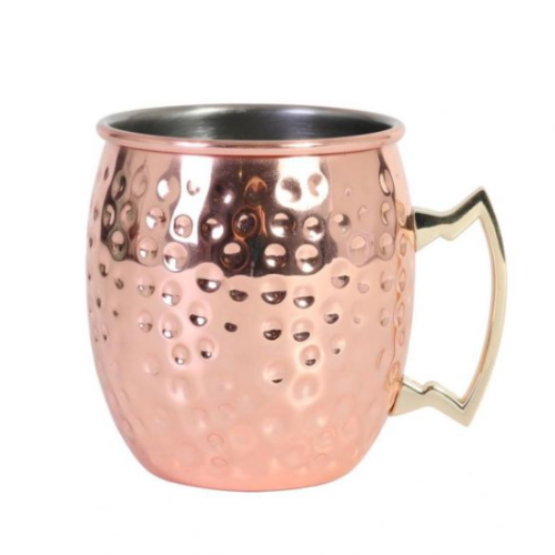 Caneca Luxury 50Cl Revestida A Cobre  De Inox 18/10         