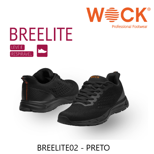 Sapatilha Breelite 02 Preto Nº37 Wock                       