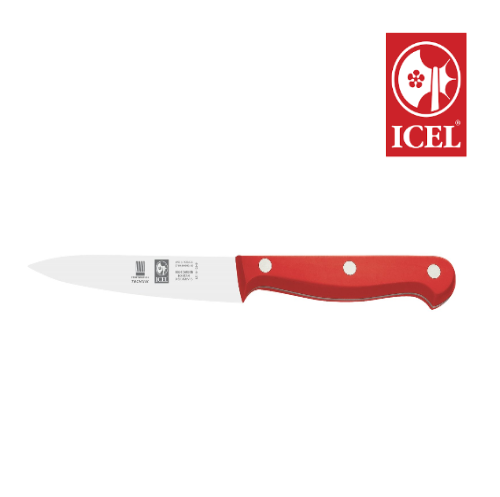 Faca Para Legumes Cabo Vermelho 12Cm Technik Icel           