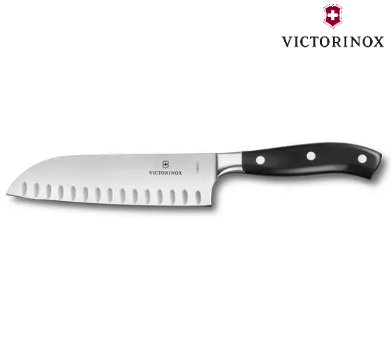 Faca Forjada Santoku Alveolos 17Cm Grand Maitre Victorinox  