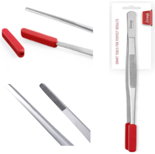 Pinça De Cozinha Inox Com Pontas De Silicone 35Cm Triangle  