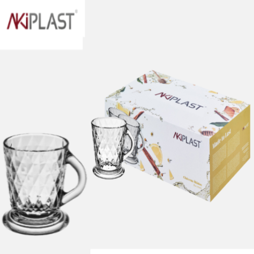 Chávena Chá Acrílico Óbidos C/ 6X280Ml Ø8,6X9,6Cm Akiplast  