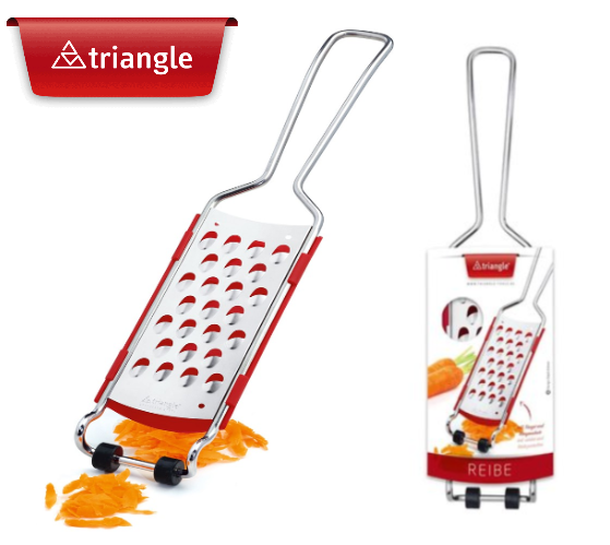 Ralador Grosso Inox Com Pega Reibe  Triangle                