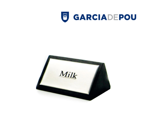 Identificador  Milk  7,5X4,5Cm Preto Madeira                