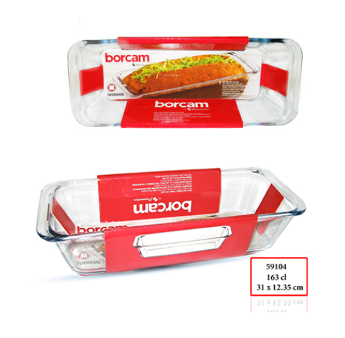 Assadeira Vidro 31X12Cm  59104  Borcam                      