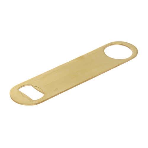 Tira Cápsulas Espalmado Inox Revest. Dourado 18X4Cm         