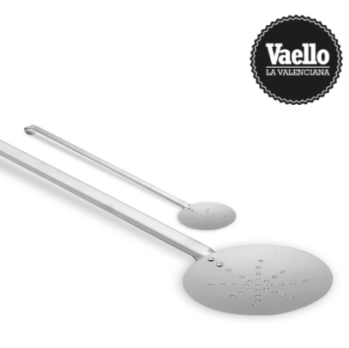 Escumadeira  Inox Para Paelha   Ø11X50 Cm Vaello            
