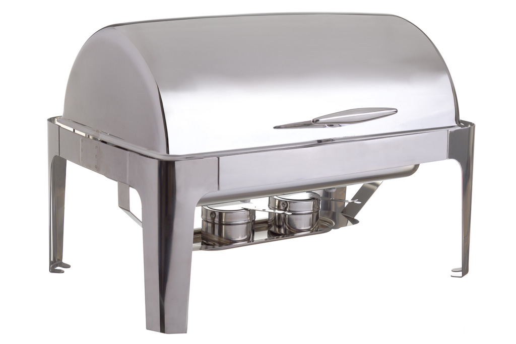 Chafing Dish C/ Tampa Basculante Inox 9L 63,5X42,5X44Cm     