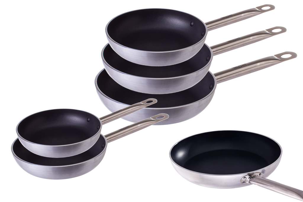 Frigideira Alum. Prof. Antiad.  P/Indução Ø16X4Cm Esp.4Mm   