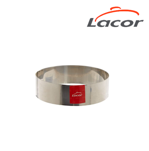 Molde Aro Redondo 14X4,5 Cm. Inox  Lacor                    