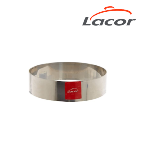 Molde Aro Redondo 18X4,5 Cm. Inox  Lacor                    