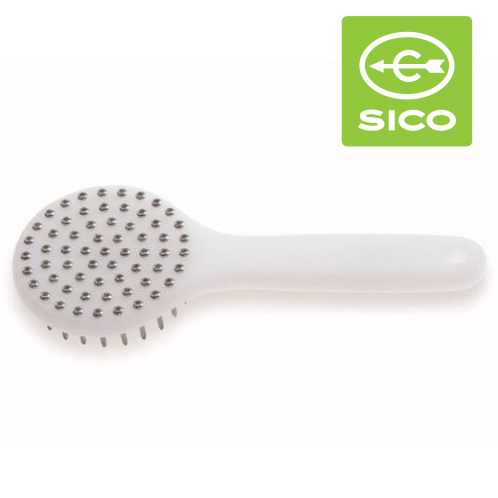 Escamador Branco Peixe C/ 62 Pregos Inox 24Cm Sico          