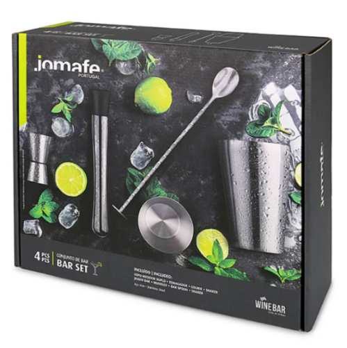 Conjunto C/4 Acesssorios Inox Wine&amp;Bar                      