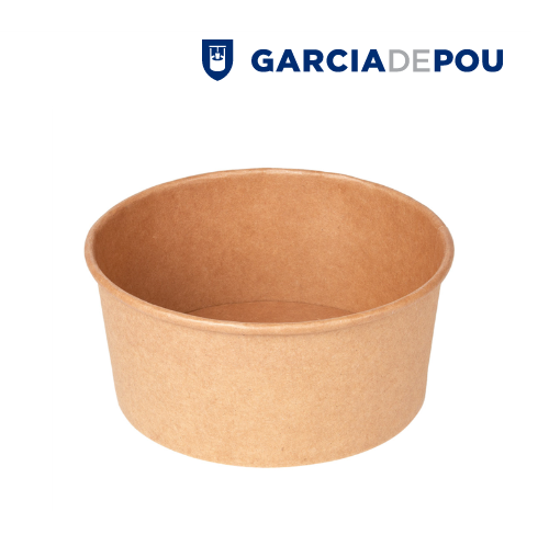 Pote Saladeira 750Ml Ø14,5/12,5X7Cm Natural Kraft 50 Unid.  