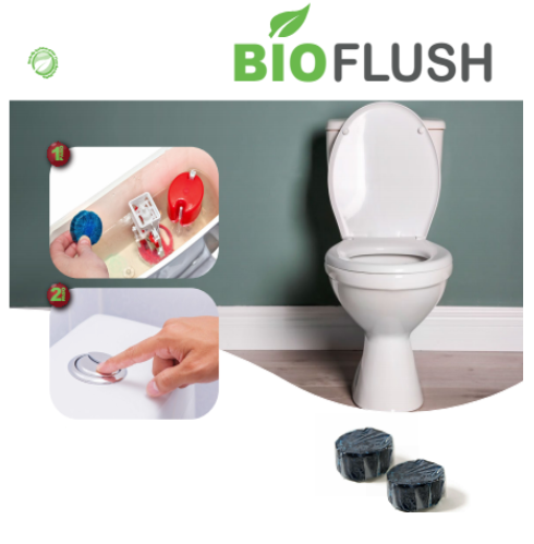 Bioflush Desinfetante,Desentupidor+Aroma Biologico 20X50Gr  