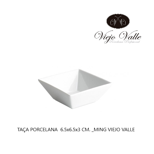 Taça Porcelana  6.5X6.5X3 Cm. _Ming Viejo Valle             