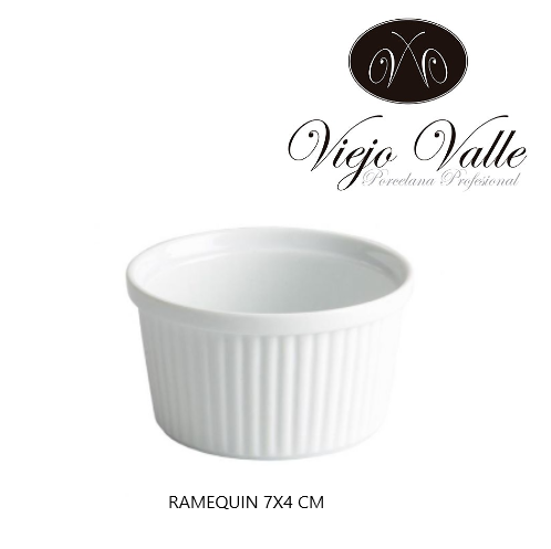 Ramequin Porcelana Branco 7X4Cm  Viejo Valle                
