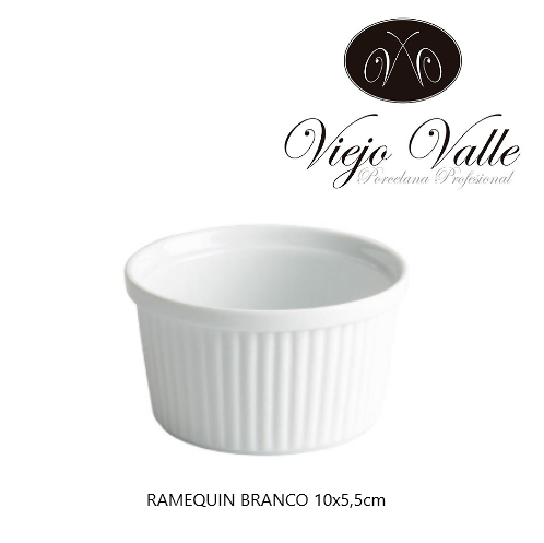 Ramequin Porcelana Branco 10X5,5Cm Viejo Valle              