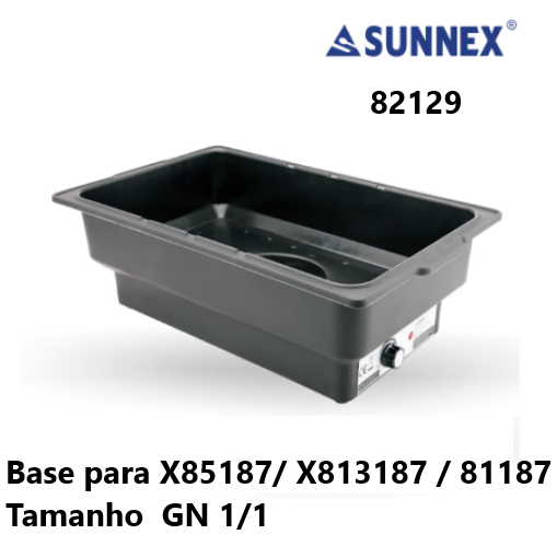 Base Eletrica Para Chafing Electrico Gn 1/1-100Mm Sunnex    