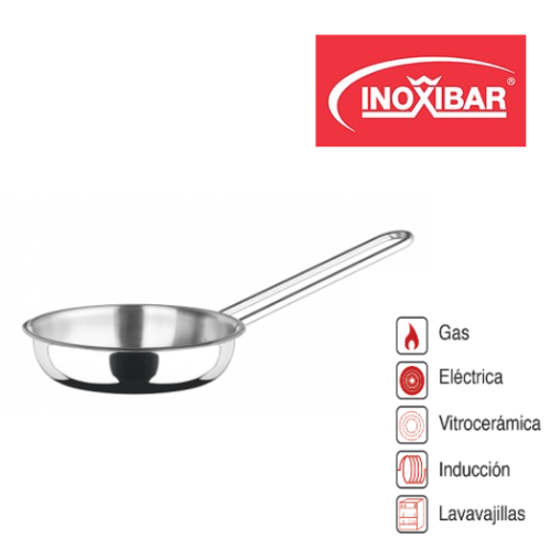 Frigideira Inox  Mini 16Cm Todo O Calor Inoxibar            