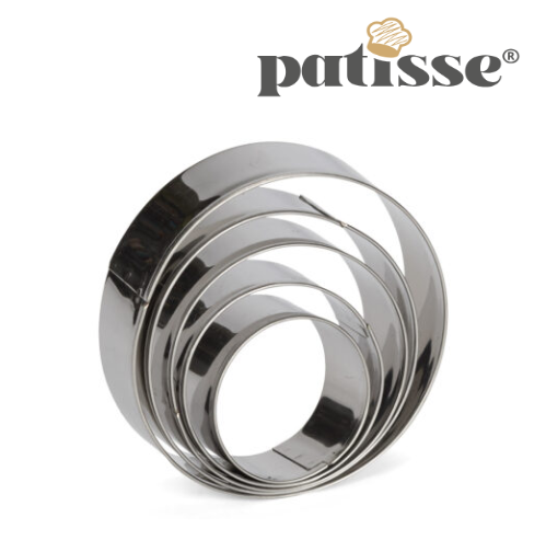 Conjunto De 5 Corta Massas Inox 02008 Patisse               