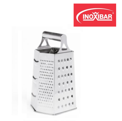 Ralador Inox  De 6 Faces 10,5X8,2X25Cm  54702 Inoxibar      
