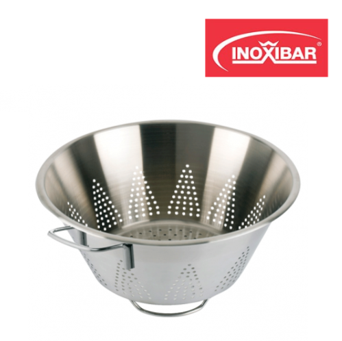 Escorredor Conico Inox 32Cm C/Asas  67533 Inoxibar          