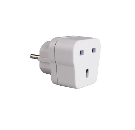 Adaptador Inglês Com T/Tl  13A 4,8Mm  Branco Av1 Solera     