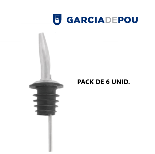 Vertedor Clássico Prateado Inox Pack 6 Unid Garcia          