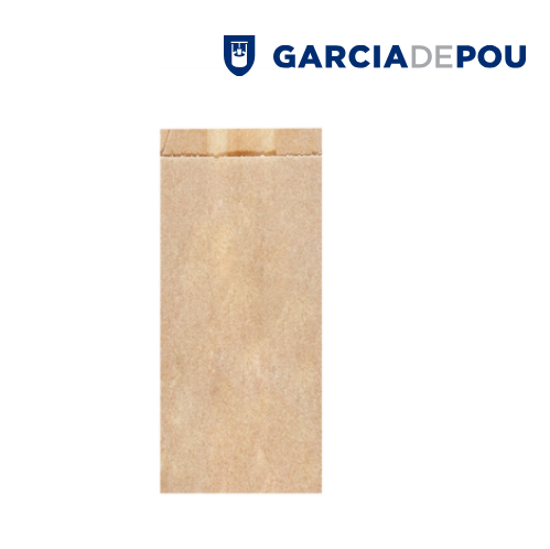 Saco 12+4X26Cm Cor Natural Papel Anti-Gordura 500 Unid.     