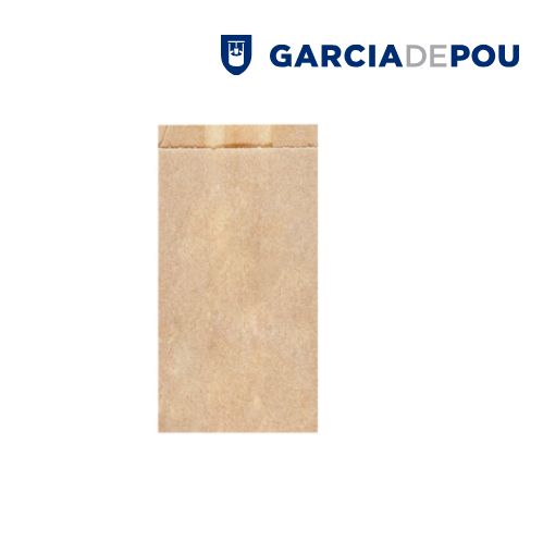 Saco 12+4X20Cm Cor Natural Papel Anti-Gordura 500 Unid.     
