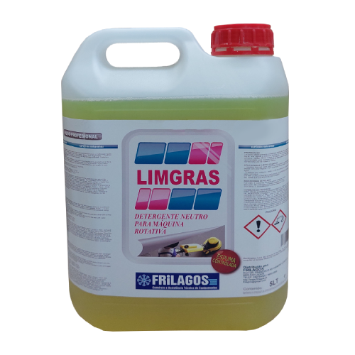 Limgras Detergente Chao Manual /Maq. C/Deseng. 5Lt          