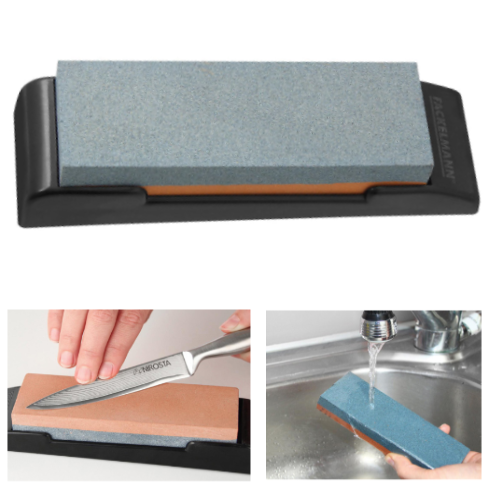 Pedra Para Afiar Facas Grão 240/800  19Cm Fackelman         