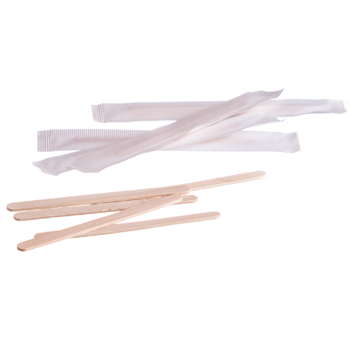 Agitador Café Madeira Embalado Indiv. 9Cm Pack 500          