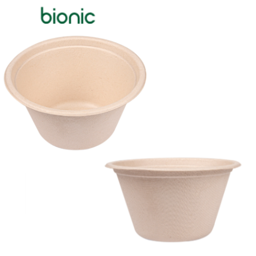 Saladeira Bionic 750Ml Natural 15,5X8,4Cm 50Unid.           