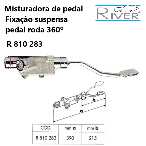 Misturadora De Pedal De Suspenção R 810 283  River          