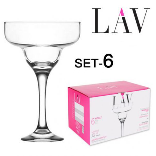 Pack De 6 Calices Margarita 300Cc Misket Lav                