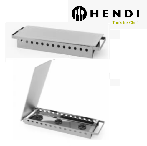 Aquecedor De Pratos Inox  450X180X65Mm P/3 Velas Hendi      