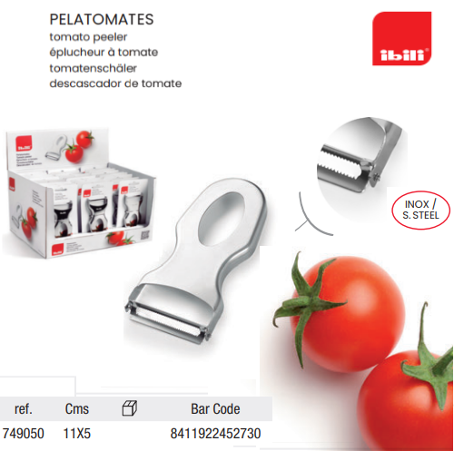 Descascador De Tomate Inox 11X5Cm Ibili                     