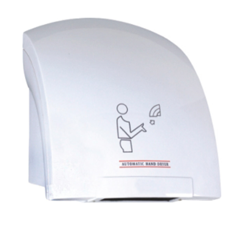 Secador De Mãos Elétrico 45 L 65ºc 24X25X23Cm Branco Abs    
