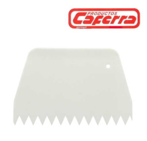 Raspador De Pastelaria Rectangular C/Dentes 13X10Cm         