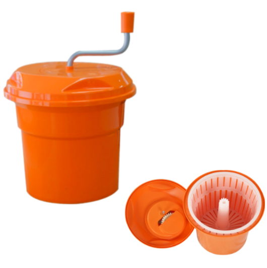 Centrifugadora P/ Salada Pp Laranja 6L Ø32X43,5Cm           