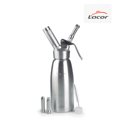 Sifão Inox 0.5 L Epicure Espumas +5/+70ºc  Lacor            